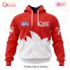 AFL Sydney Swans Heritage Kits 2023 3D Hoodie