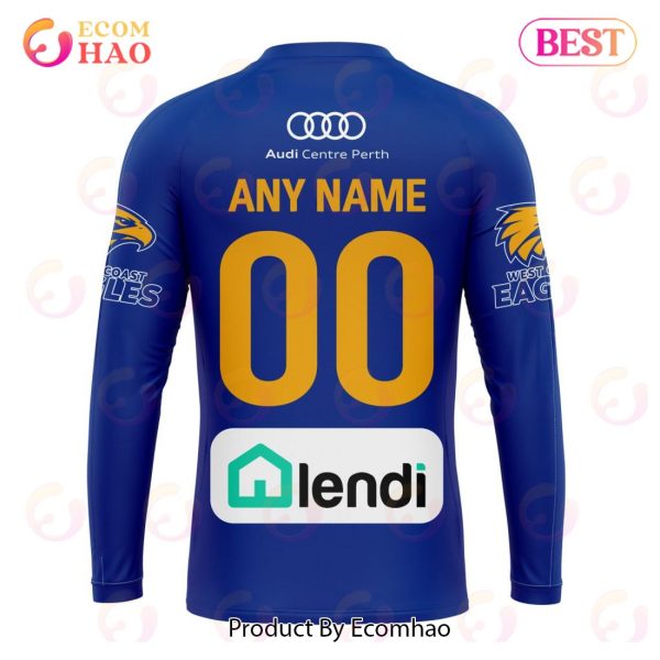 AFL West Coast Eagles Home Kits 2023 3D Hoodie