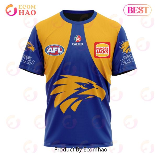 AFL West Coast Eagles Home Kits 2023 3D Hoodie