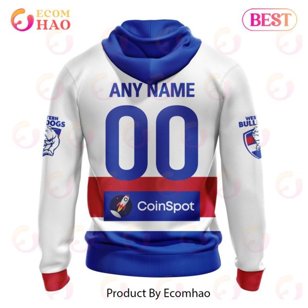 AFL Western Bulldogs Clash Kits 2023 3D Hoodie