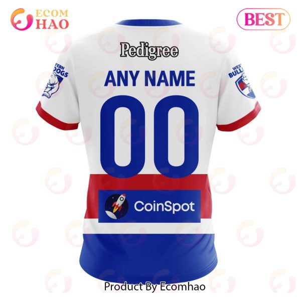 AFL Western Bulldogs Clash Kits 2023 3D Hoodie