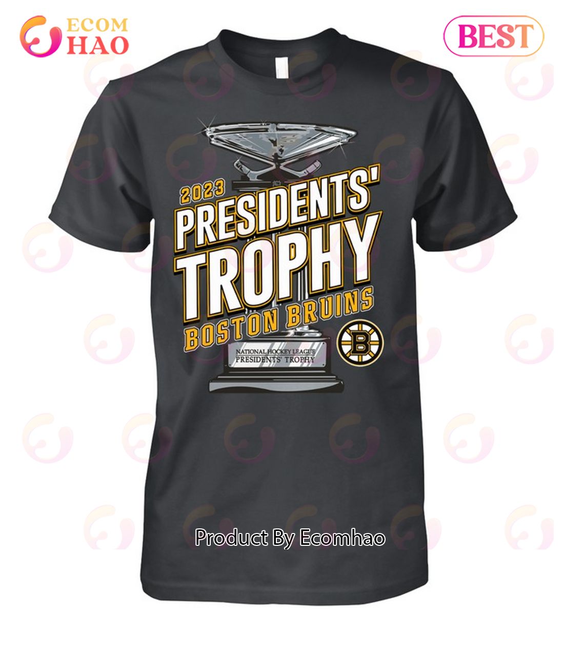 2023 Presidents’ Trophy Boston Bruins T-Shirt