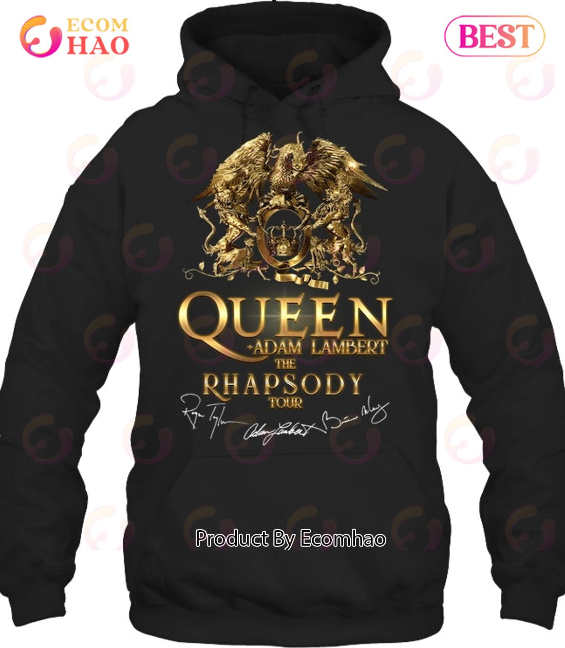 Queen Adam Lambert The Rhapsody Tour T-Shirt