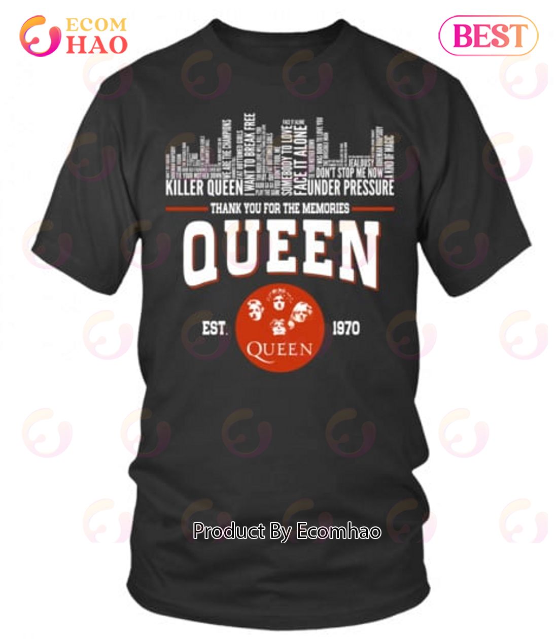 Thank You For The Memories Queen Est – 1970 T-Shirt