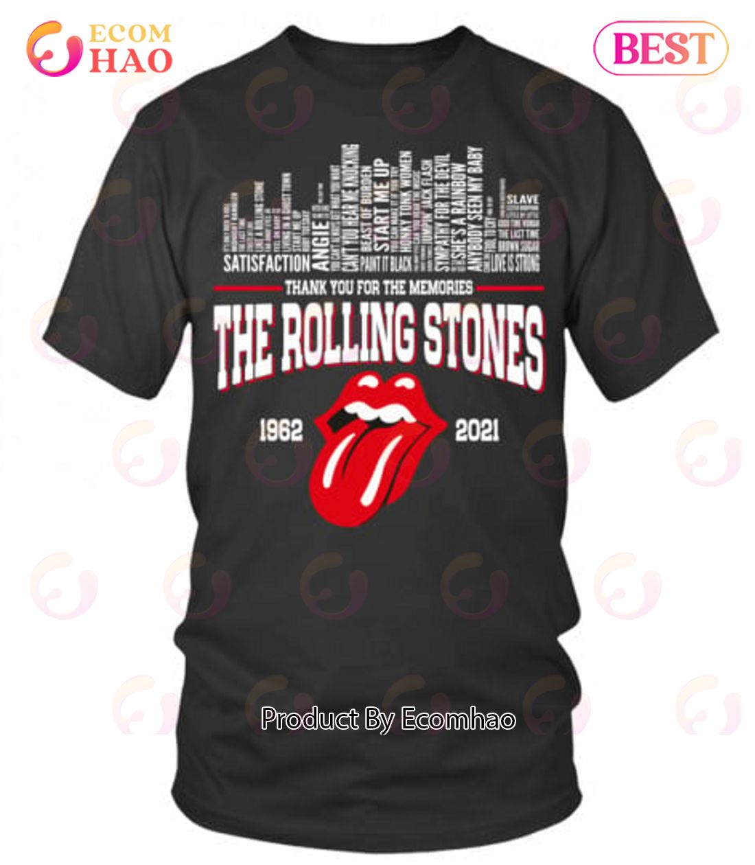 Thank You For The Memories The Rolling Stones 1962 – 2021 T-Shirt Luxury Items