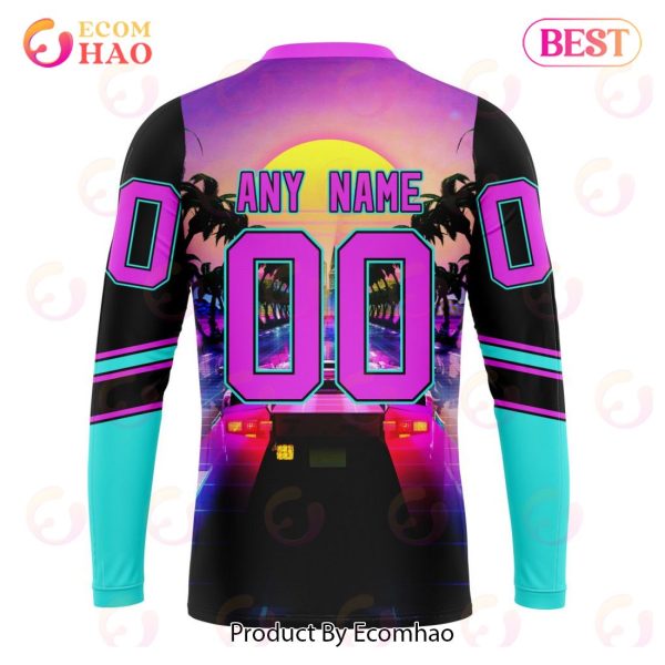 NHL Florida Panthers Special Miami Vice Design 3D Hoodie
