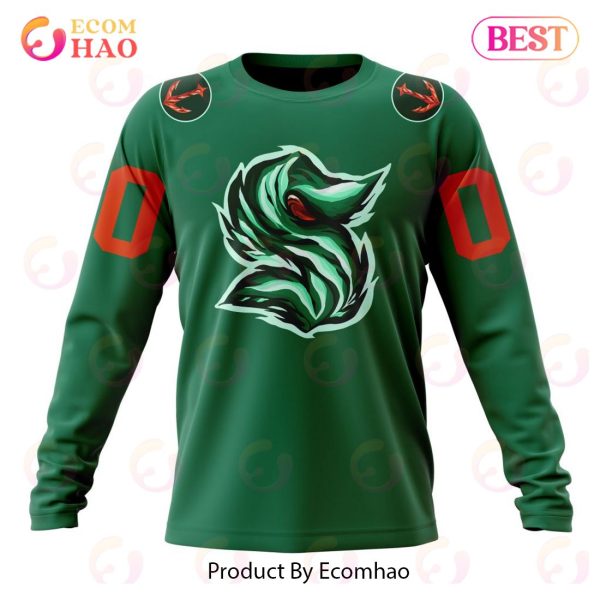NHL Seattle Kraken Special Green Night 2023 3D Hoodie