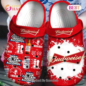 Budweiser May Contain Alcohol Crocs