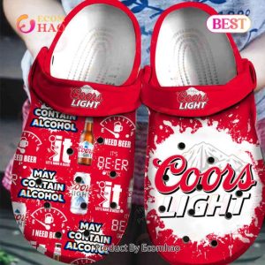 Coors Light May Contain Alcohol Crocs