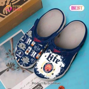 Miller Lite A Fine Pilsner Beer Crocs