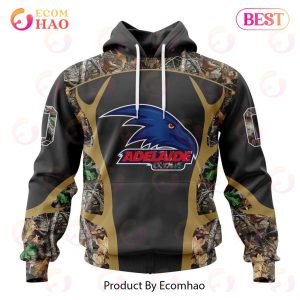 AFL Adelaide Crows Special Camo Hunting Design 3D Hoodie