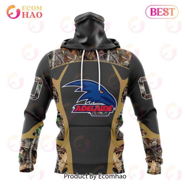 AFL Adelaide Crows Special Camo Hunting Design 3D Hoodie