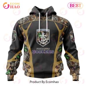 AFL Fremantle Dockers Special Camo Hunting Design 3D Hoodie