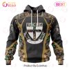 AFL Richmond Tigers Special Camo Hunting Design 3D Hoodie