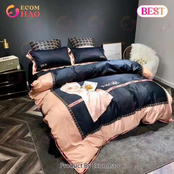 Dior Luxury Brand High-End Bedding Sets Bedroom Decor Thanksgiving Decorations For Home Best Luxury Bed Sets