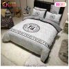 Fendi Logo Luxury Brand High-End Bedding Sets Bedroom Decor Thanksgiving Decorations For Home Best Luxury Bed Sets Fendi Logo Luxury Brand High-End Bedding Sets Bedroom Decor Thanksgiving Decorations For Home Best Luxury Bed Sets