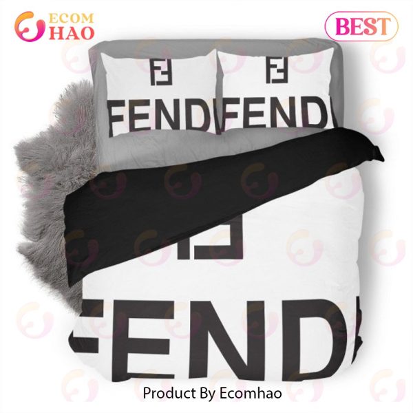Fendi Premium Luxury Logo Fashion Brand Premium Bedding Setsbed Sets Bedroom Sets Comforter Sets Duvet Cover Bedspread