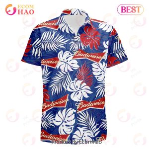 Budweiser Tattoo Hawaiian Shirt And Shorts
