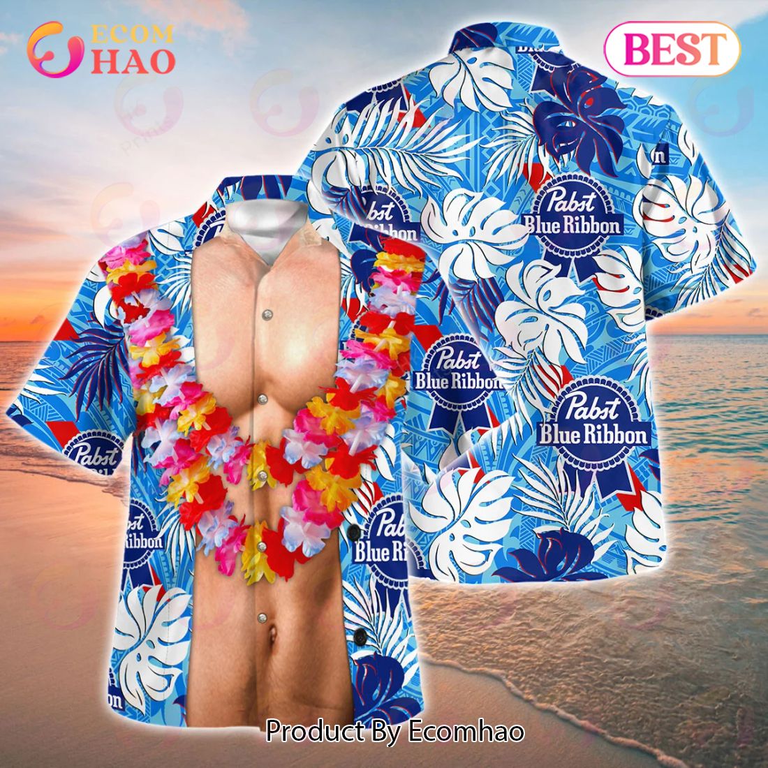 Funny 6 Packs Texas Hawaiian Shirt, Shorts