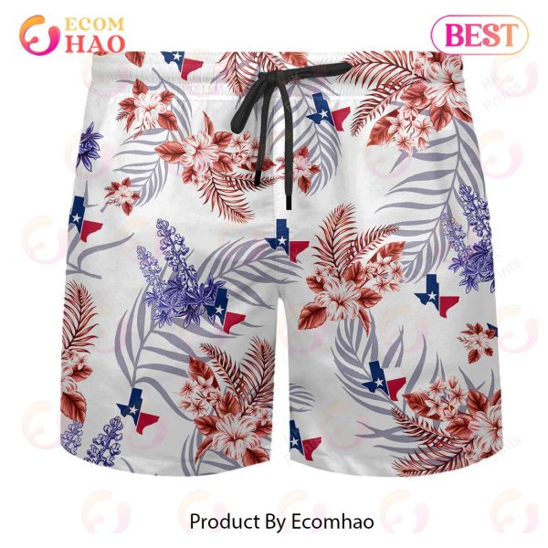Funny 6 Packs Texas Hawaiian Shirt, Shorts
