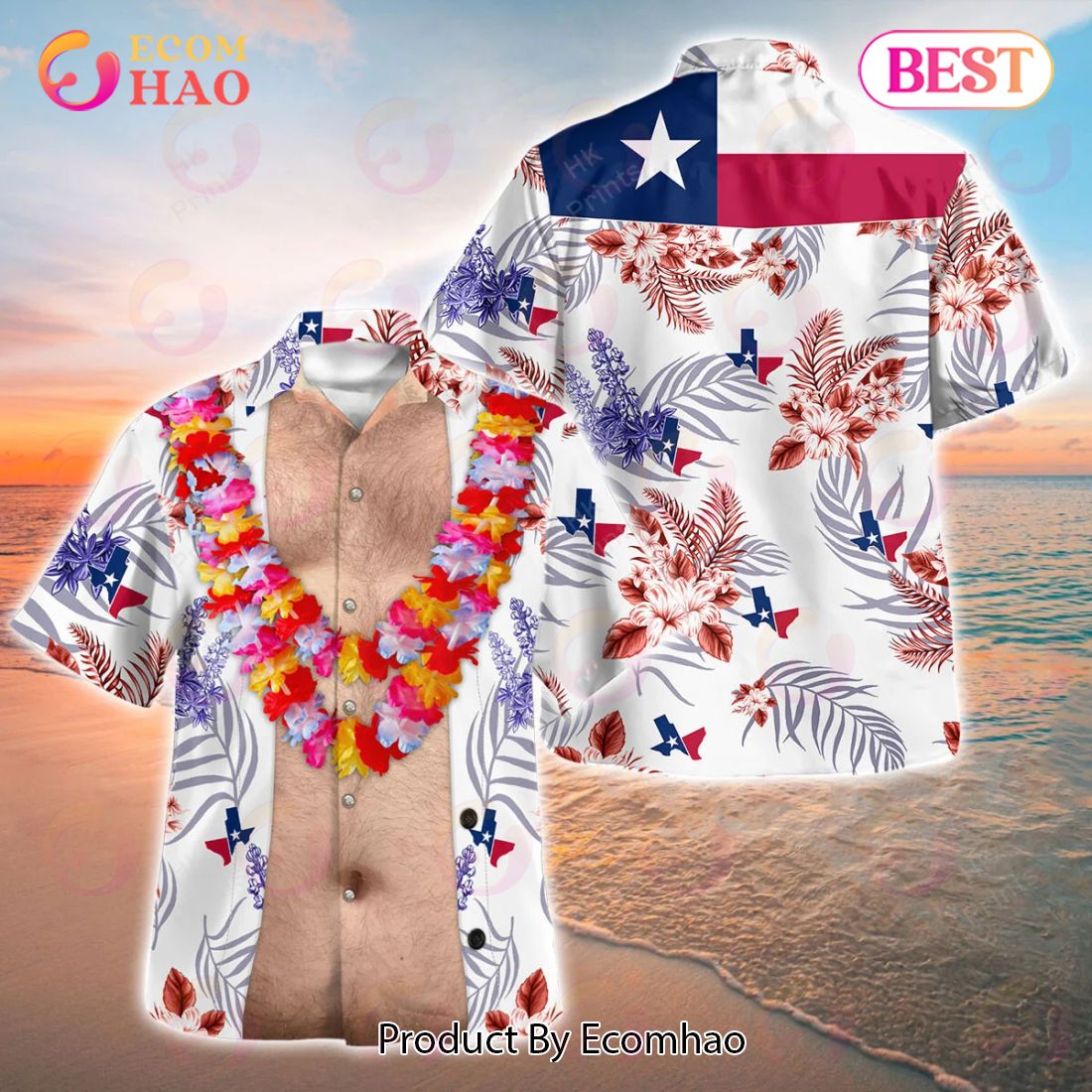 Funny Dad Bod Texas Hawaiian Shirt And Shorts