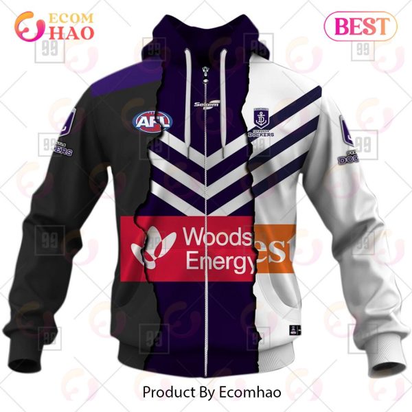 Personalized 2023 AFL Mix Guernseys Fremantle Dockers 3D Hoodie
