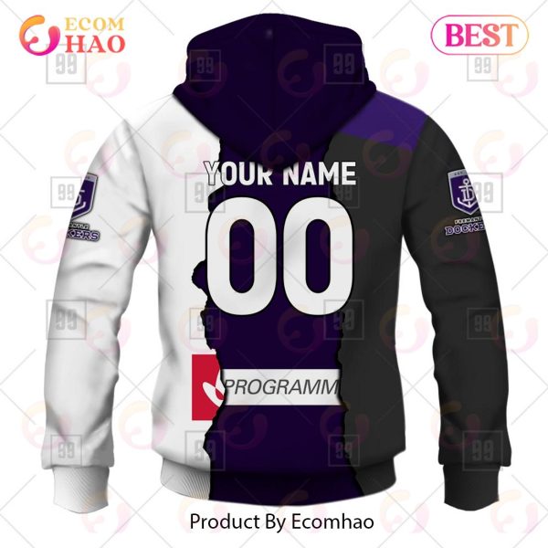 Personalized 2023 AFL Mix Guernseys Fremantle Dockers 3D Hoodie