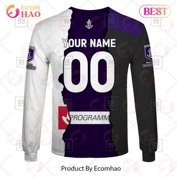 Personalized 2023 AFL Mix Guernseys Fremantle Dockers 3D Hoodie