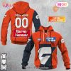 Personalized 2023 AFL Mix Guernseys Hawthorn Hawks 3D Hoodie