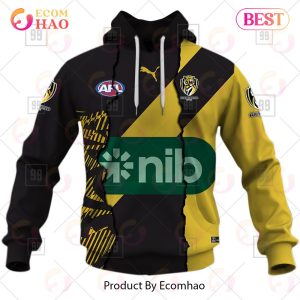 Personalized 2023 AFL Mix Guernseys Richmond Tigers 3D Hoodie