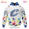 NBA Chicago Bulls Autism Awareness Hands Design 3D Hoodie NBA Chicago Bulls Autism Awareness Hands Design 3D Hoodie
