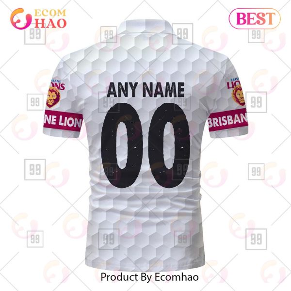 Personalized Golf AFL Brisbane Lions Polo Shirt