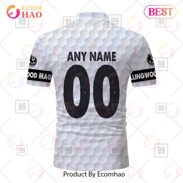 Personalized Golf AFL Collingwood Magpies Polo Shirt