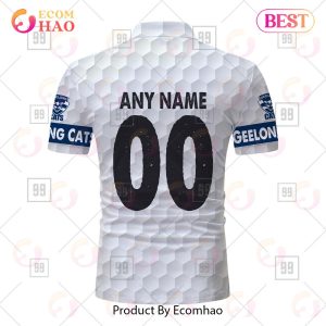 Geelong Cats Personalized Name & Number AFL Polo Shirt Best Gift For Fans