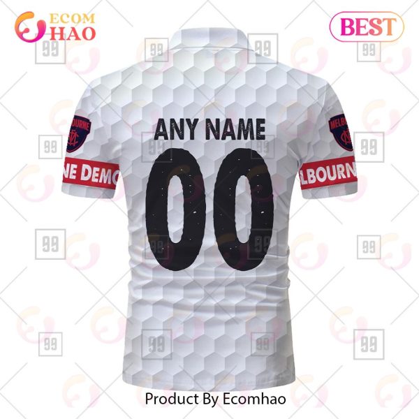 Personalized Golf AFL Melbourne Demons Polo Shirt