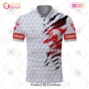 Personalized Golf AFL Sydney Swans Polo Shirt