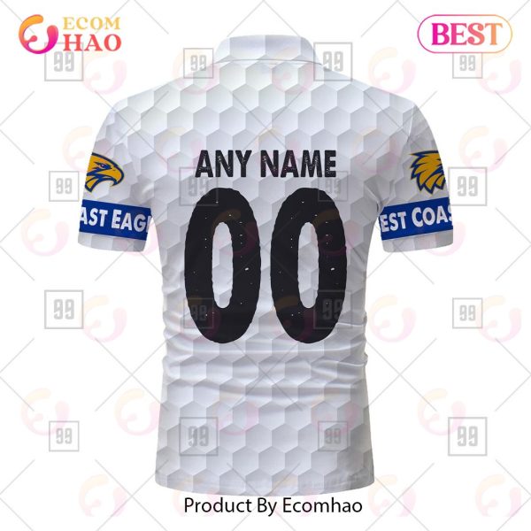 Personalized Golf AFL West Coast Eagles Polo Shirt