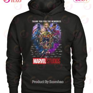 Thank You For The Memories Marvel Studios Signature T-Shirt