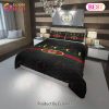 Gucci Blue Fashion Logo Luxury Brand Bedding Sets Bedroom Decor Thanksgiving Decorations For Home