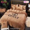 Gucci Blue Luxury Brand High-End Bedding Sets Bedroom Decor Thanksgiving Decorations For Home Best Luxury Bed Sets