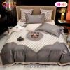 Gucci Cat Grey Luxury Brand Bedding Sets Bedspread Duvet Cover Set Bedroom Decor Thanksgiving Decorations For Home Best Luxury Bed Sets