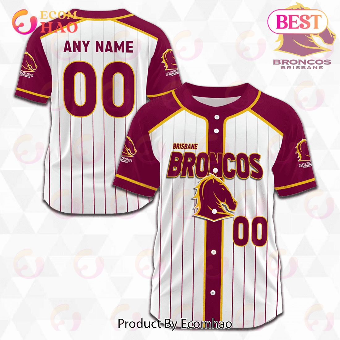 NRL Cronulla Sutherland Sharks Baseball Jerseys 2023 Personalized