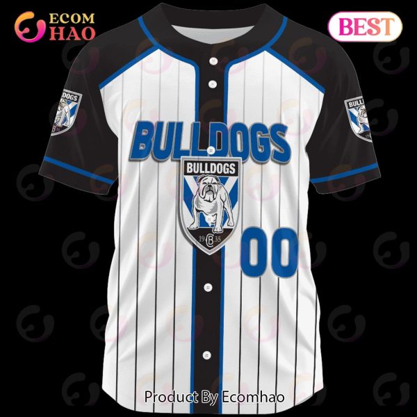 NRL Canterbury Bankstown Bulldogs Baseball Jerseys 2023 Personalized