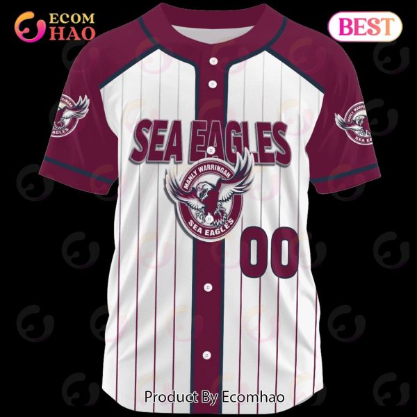 NRL Manly Warringah Sea Eagles Baseball Jerseys 2023 Personalized