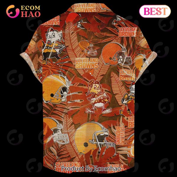 Cleveland Browns Hawaiian Retro Logo Revolution NFL 2023