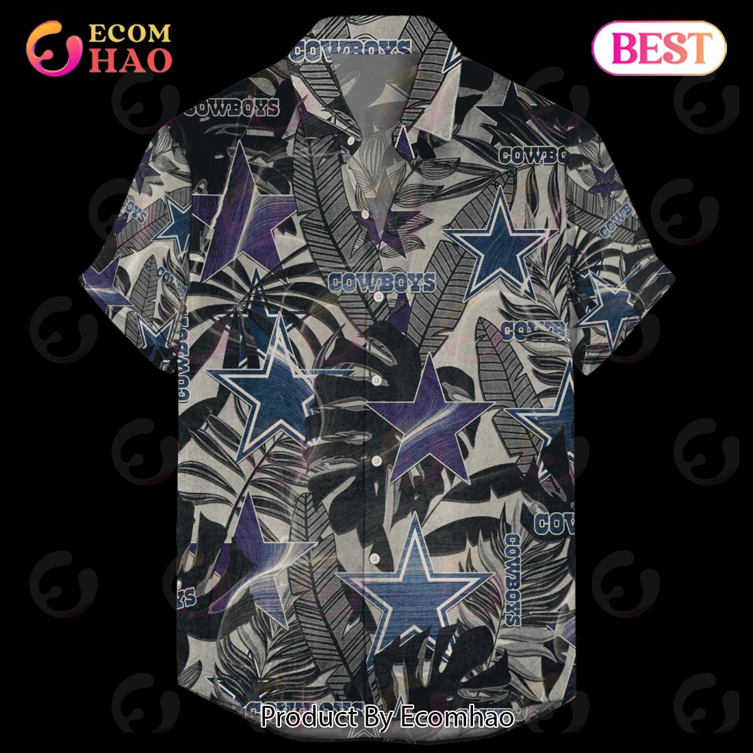 Dallas Cowboys Hawaiian Retro Logo Revolution NFL 2023