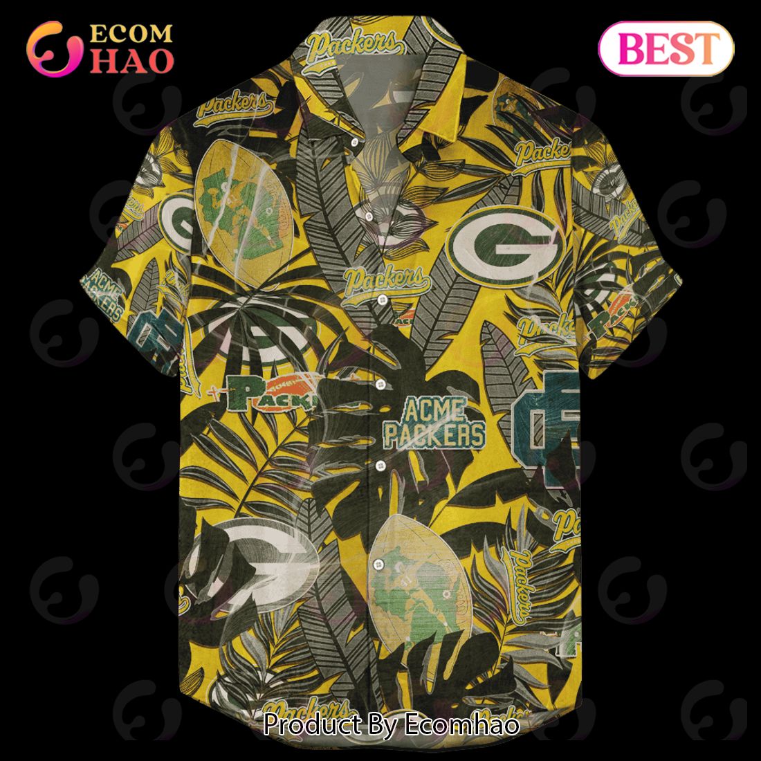 Green Bay Packers NFL Vintage Coconut Tropical Hawaiian Shirt For