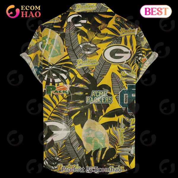 Green Bay Packers Hawaiian Retro Logo Revolution NFL 2023