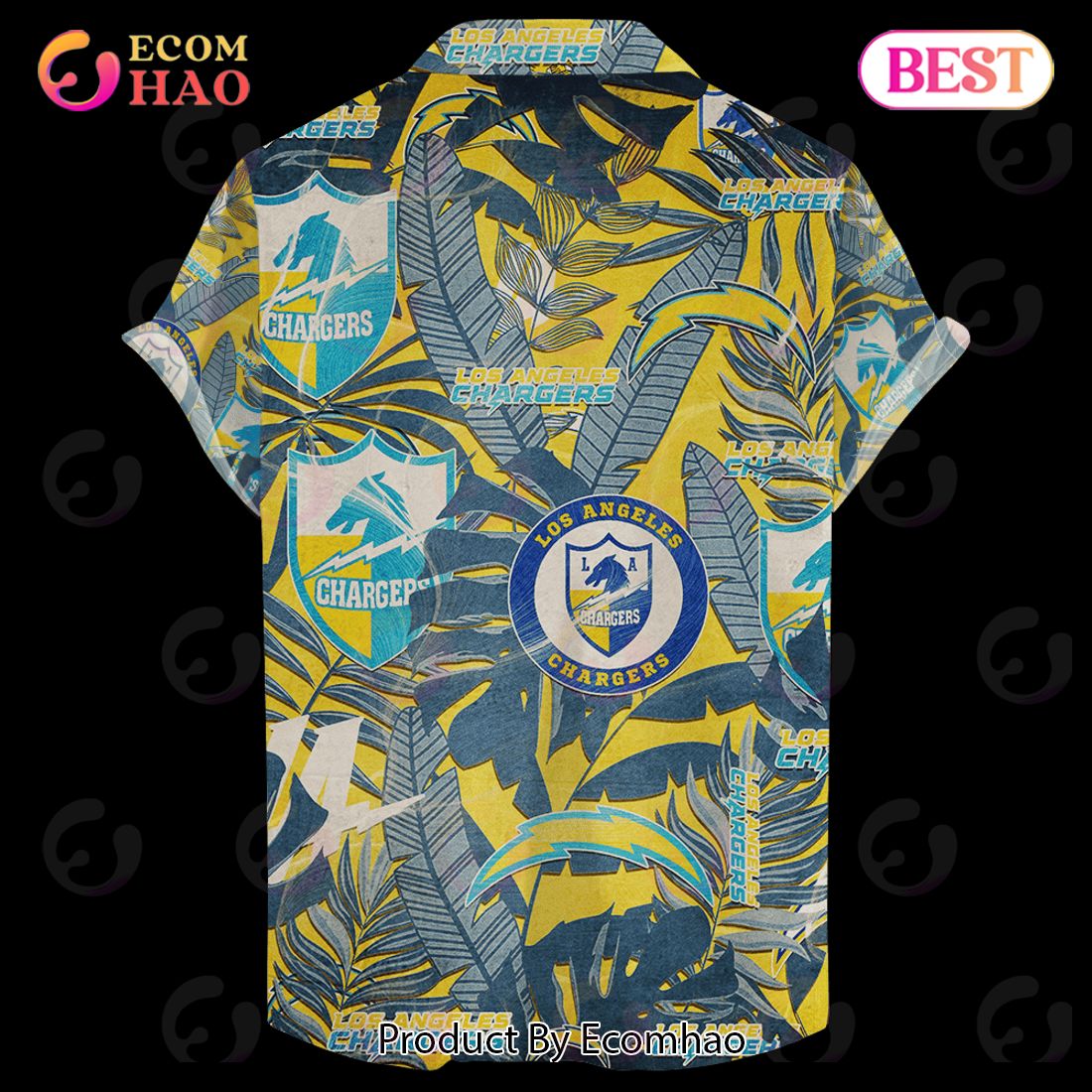 Los Angeles Chargers Hawaiian Retro Logo Revolution NFL 2023