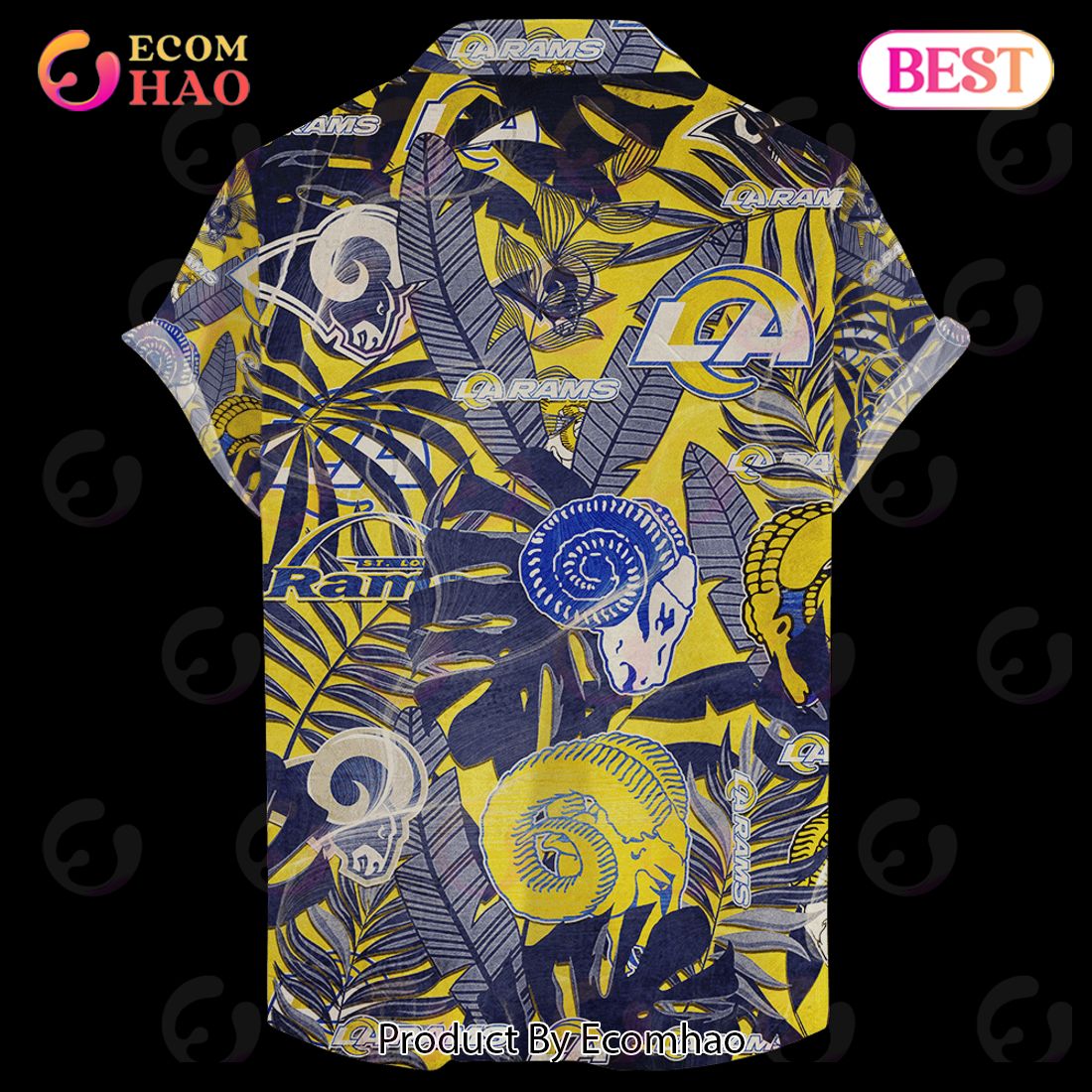 Los Angeles Rams Hawaiian Retro Logo Revolution NFL 2023